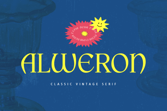 Alweron Font Brings Retro Pop Energy to Campaign Typography