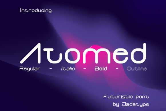 Atomed Review: A Display Font With Electric Precision