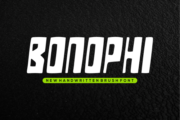 Bonophi: A Bold Display Font That Makes Small Brands Memorable