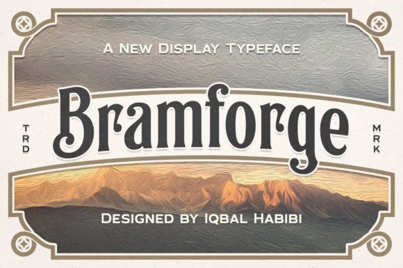 Bramforge Review: A Display Font for Bold Branding