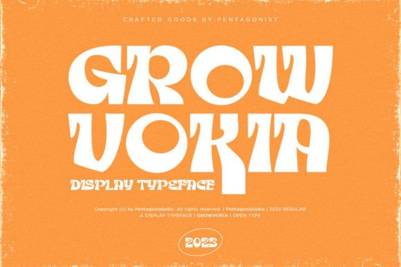 Growvokia: A Distinctive Display Font for Editorial Design