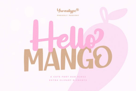 Hello Mango Duo: A Display & Script Typeface for Editorial Brilliance