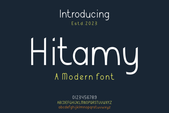 Hitamy: A Modern Typeface With Real Branding Muscle