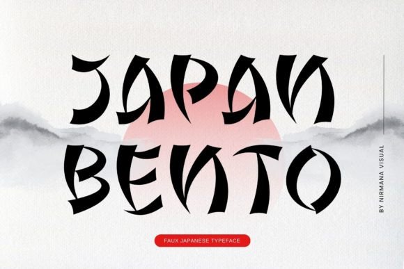 Japan Bento: A Display Font for Refined Editorial Design