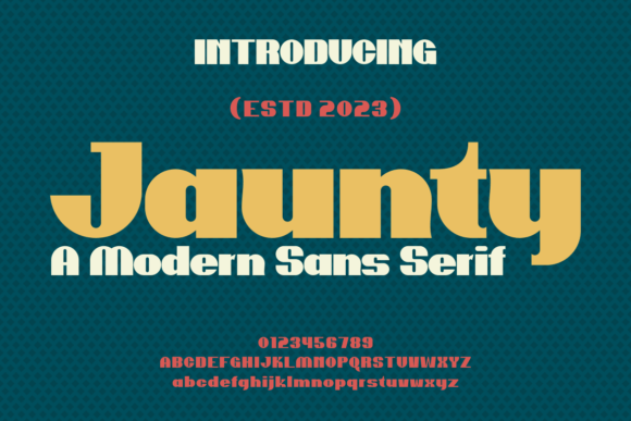 Jaunty: A Bold Display Font That Brings Handmade Products to Life