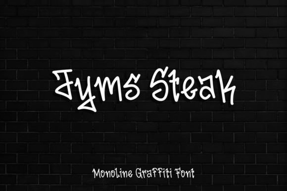 Jyms Steak Font Makes Campaign Messages Unmissable