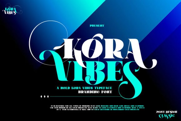 Kora Vibes: A Display Typeface That Speaks Volumes