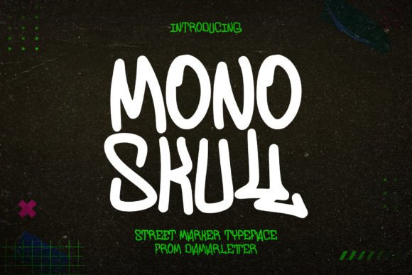 Monoskull, a Display Font for Polished Digital Brands