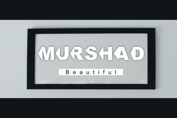Murshad Display Font for Handmade Product Creators