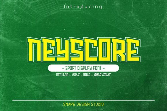 Neyscore: A Bold Typeface for Editorial and Publishing Design