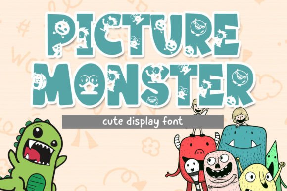 Picture Monster: A Joyful Display Font for Editorial Design