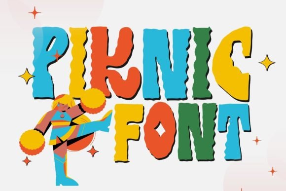 Piknic: A Hand-Painted Display Font for Modern Campaigns