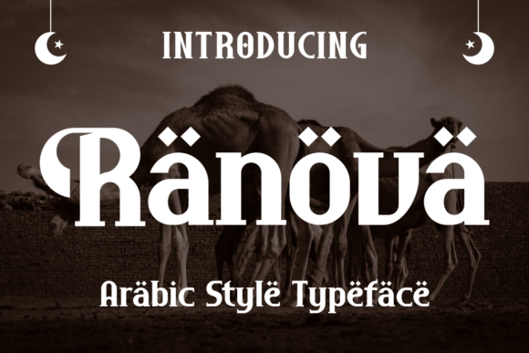 Ranova Typeface: A Bold Display Font for Web Design