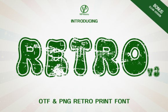 Retro V3: A Vintage Display Typeface That Commands Attention