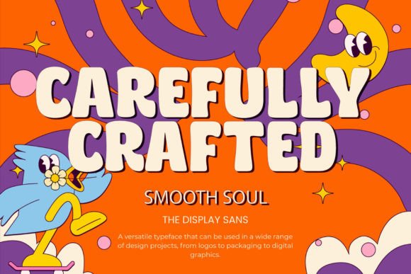 Smoothsoul Font: A Retro Display Typeface for Modern Campaigns