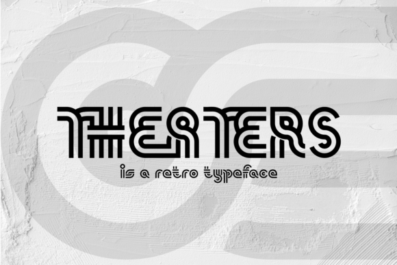 Theaters: A Bold Display Font for Makers and Handmade Brands