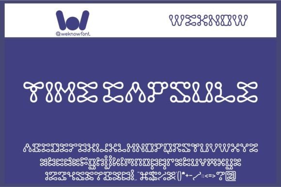 Time Capsule Display Font for Handmade Branding & Crafts