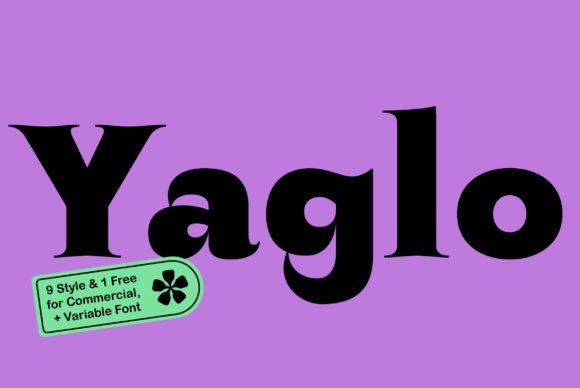 Yaglo: The Fishing-Rod-Inspired Display Font for Bold Campaigns